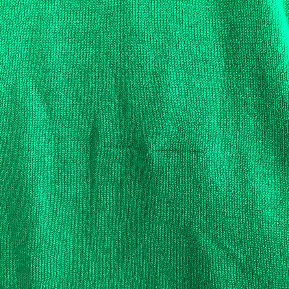 SOLD MAK Green Floral Pullover Small - Picture 2 of 4